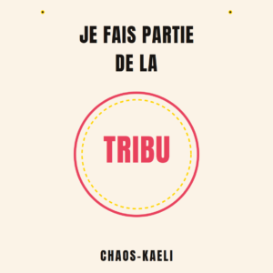 T-shirt Enfant « Je Fais Partie de la Tribu » – Chaos-Kaeli