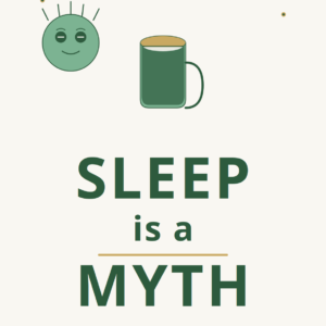 T-shirt "Sleep is a Myth" - Humour Maman