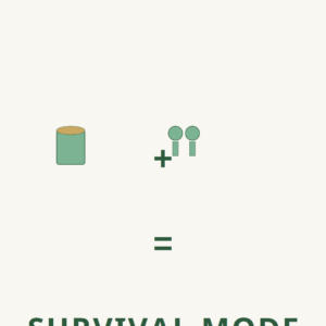 T-shirt "Café + Enfants = Mode Survie" - Humour Maman