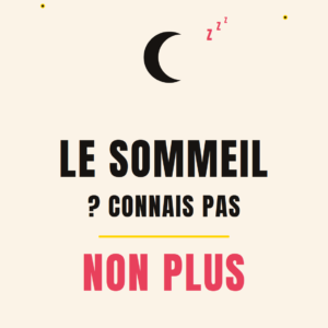 T-shirt « Le Sommeil ? Connais Pas Non Plus » – Humour Papa
