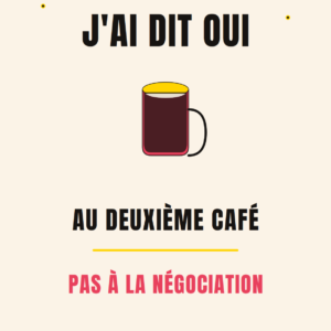 T-shirt « J'ai Dit Oui au Deuxième Café » – Humour Papa